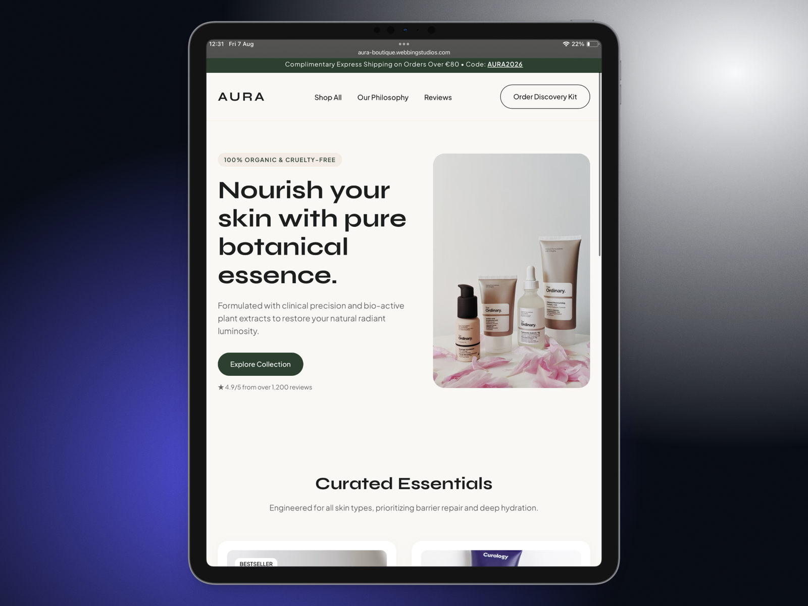Shopify Website Design UK by Webbing Studios